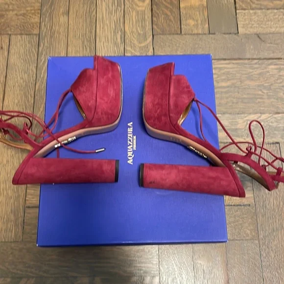 Aquazzura Austin plateau sandals 140 mm - Picture 6 of 11